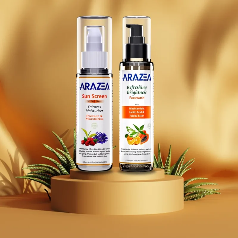 arazea oil control facewash with sunscreen spf 50 non sticky