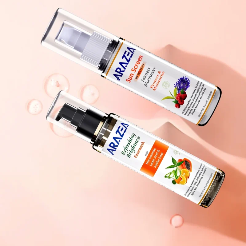 arazea brightening facewash with sunscreen spf 50