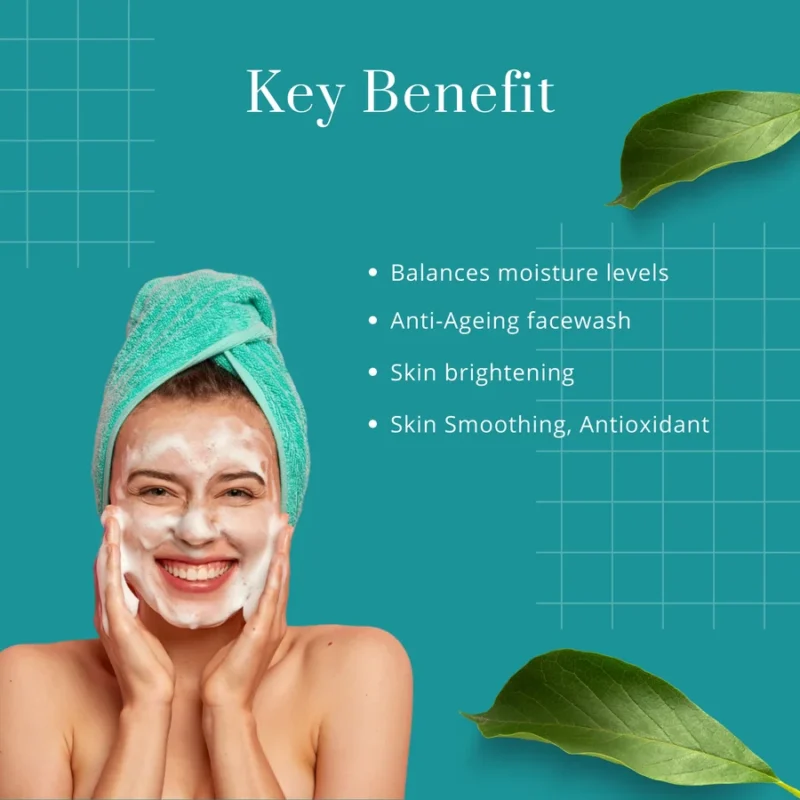 Arazea banner Facewash lactic acid niacinamide jojoba ester