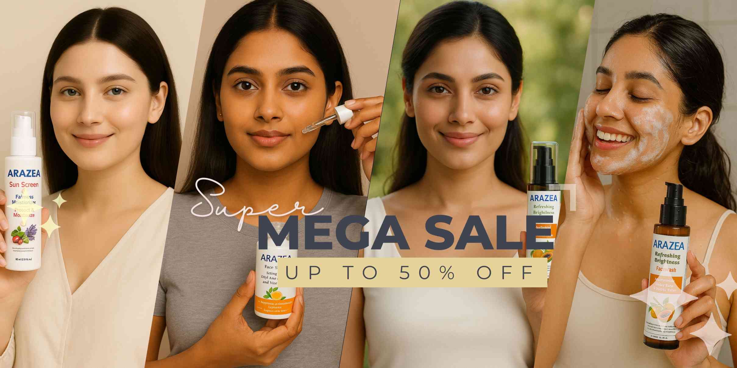 Arazea sunscreen banner